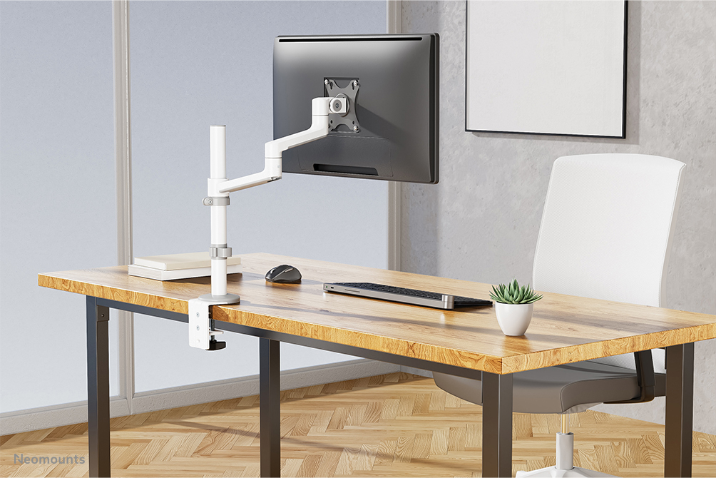 Neomounts DS60-425WH1 Braccio per monitor 17-27" - salvaspazio